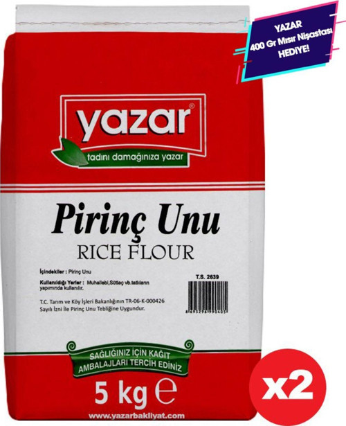 Sade Pirinç Unu 5 Kg X 2 Paket