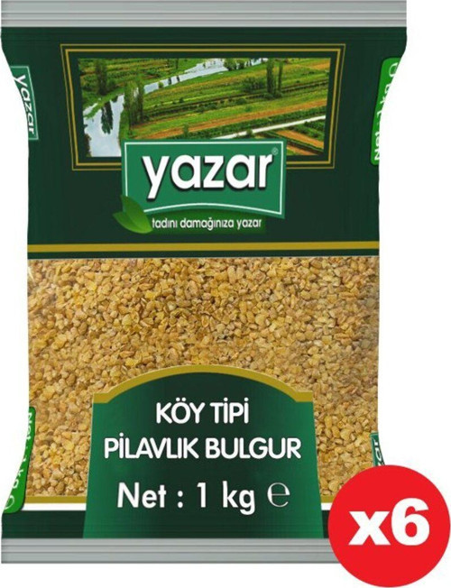 Köy Tipi Pilavlık Bulgur 1 Kg X 6 Paket