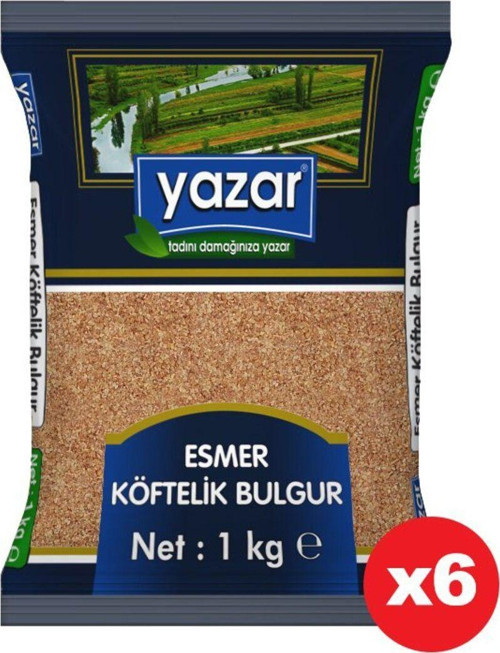 Esmer Köftelik Bulgur 1 Kg. X 6 Adet