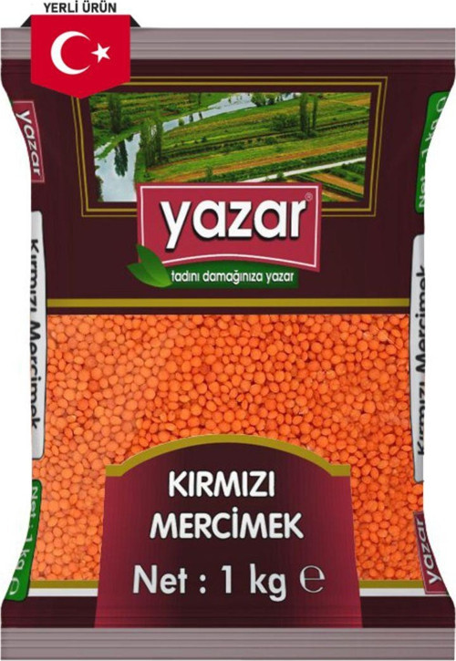 Yerli Kırmızı Mercimek 1 Kg.