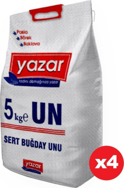 Yufkalık - Bazlamalık Un 5 Kg X 4 Adet