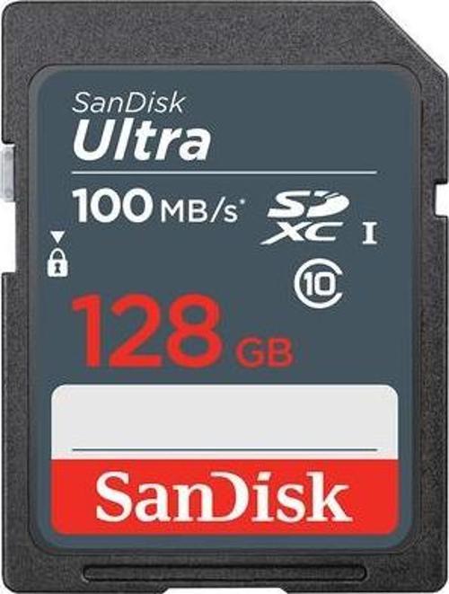 SanDisk Ultra 128GB SDXC Memory Card 100