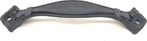 Antika Tarz Dekoratif Pirinç Deste Kapı Kulbu - 25x120 mm, Oksit TdrTr