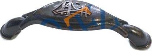 Dekoratif Zamak Boğaziçi Kulp - 64mm, Eskitme, 100 Adet TdrTr