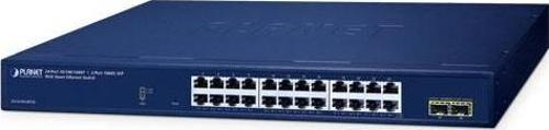 Layer 2 Web Smart Ethernet Switch 24 x 10/100/1000BASE-T port 2 x 100/1000BASE-X SFP yuva 24-Port 10/100/1000T + 2-Port 