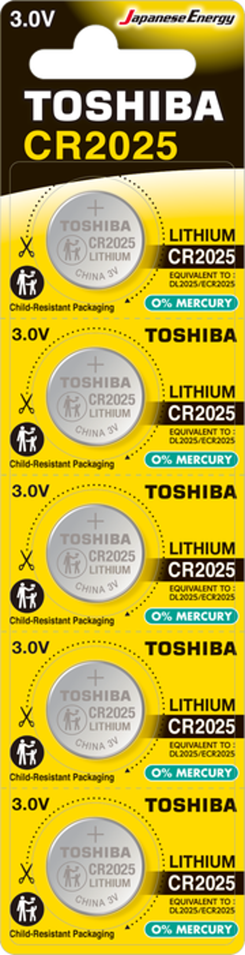 Toshiba Cr 2025 Lithium 5'li Pil TdrTr