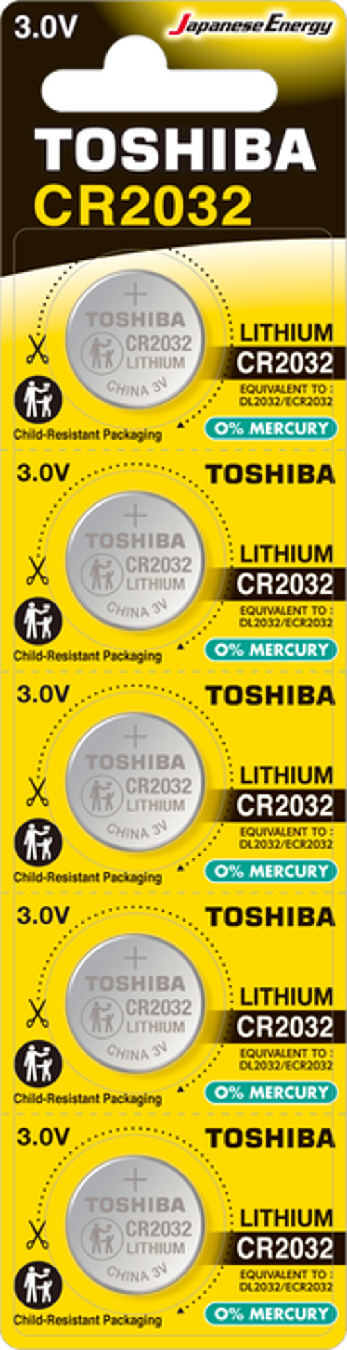 TOSHIBA CR 2032 LITHIUM 5Lİ PİL TdrTr