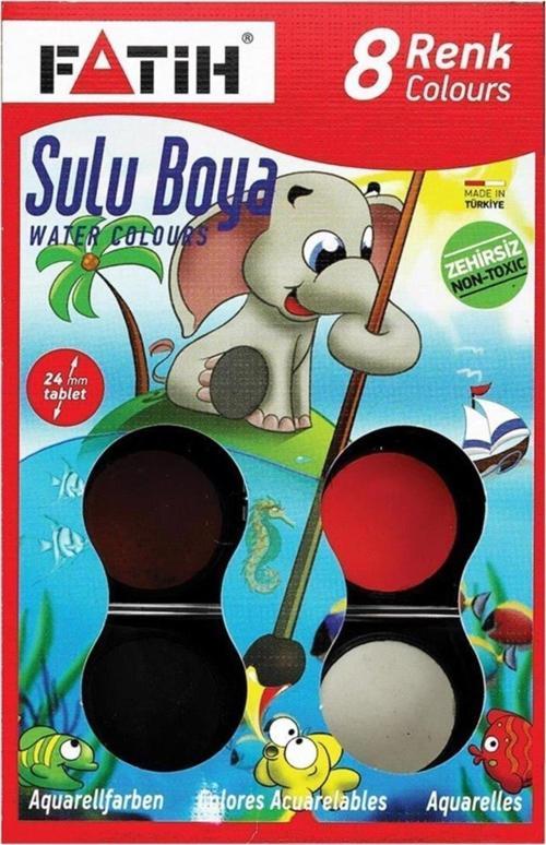 Suluboya 8 Renk Bıg Size