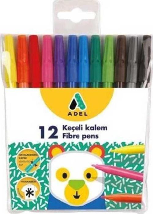 12 Renk Keçeli Kalem
