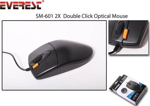 SM-601U Siyah Usb Optıcal Mouse 800 Dpı 3 Buton 1.4 mt Kablo Uzunluğu
