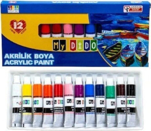 12'li Akrilik Boya
