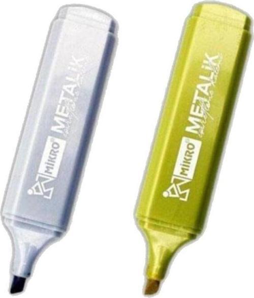 Metalik Fosforlu Kalem Gold & Silver