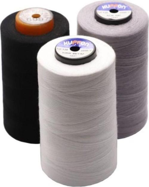 3 'Lü Set Dikiş Ipliği 120 No 5000M Polyester