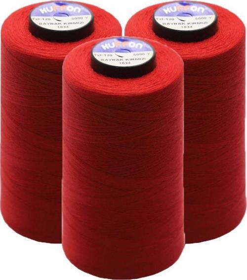 3 'Lü Set Dikiş Ipliği 120 No 5000M Polyester