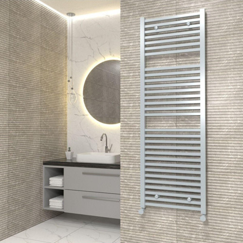 Kare Dizayn 500X1400 Havlupan Isıtıcı Radyatör İnox Krom 5 Yıl Garantili