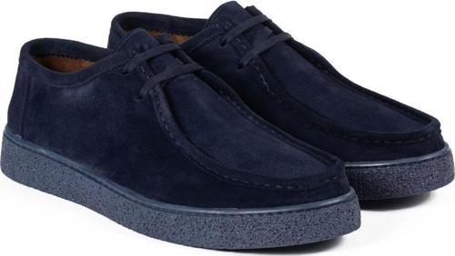 Hakiki Deri Erkek Günlük Ayakkabı, Casual Ayakkabı Lacivert 41