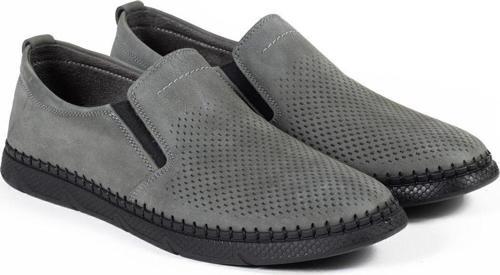 Erkek Hakiki Deri Bağcıksız Ayakkabı, Günlük Ayakkabı, Yazlık Ayakkabı , Loafer Ayakkabı , Duman Gri Duman Gri 41