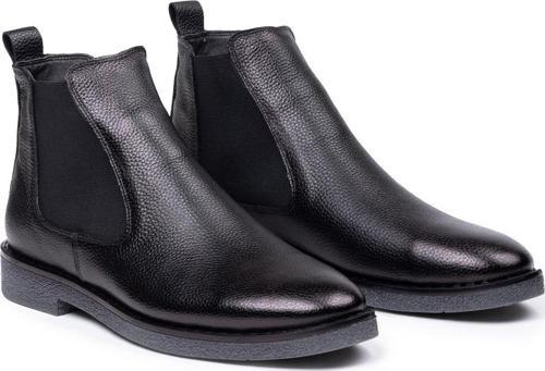 Erkek Hakiki Deri Chelsea Bot Siyah 40