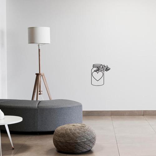 Gül Figürü Ahşap 30 x 40  Cm Mdf Dekoratif Dekor Duvar Tablo - Duvar Süsü