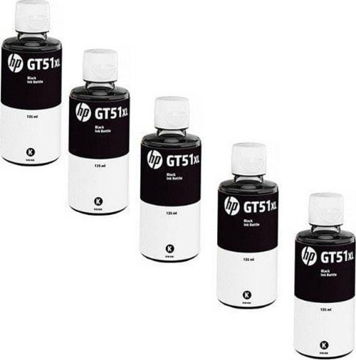 GT51XL / Z4B04a Siyah Orjinal Mürekkep 5'Lİ Avantaj Paket