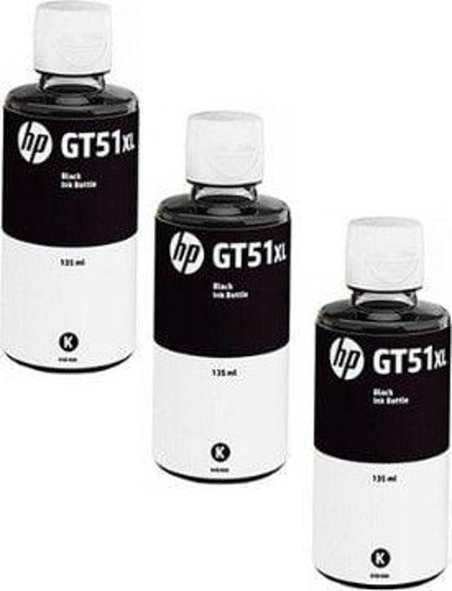 GT51XL / 2ND31a Siyah Orjinal Mürekkep 3'LÜ Avantaj Paket
