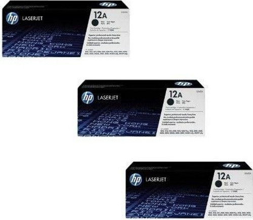 12A-Q2612A / 1022nw Orjinal Toner 3'LÜ Avantaj Paket