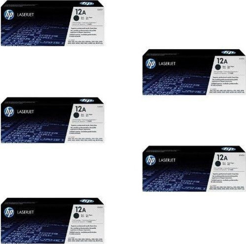 12A-Q2612A / 1018 Orjinal Toner 5'Lİ Avantaj Paket