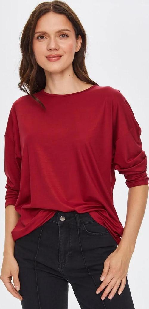 Yuvarlak Yaka Kadın Uzun Kol T-shirt 69026