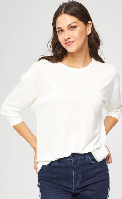 Yuvarlak Yaka Kadın Uzun Kol T-shirt 00019-1