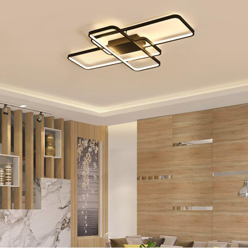 Tavan Led Avize Oblong Mini Plafonyer 87 x 60 cm 60 x 20 cm x 3Ad.