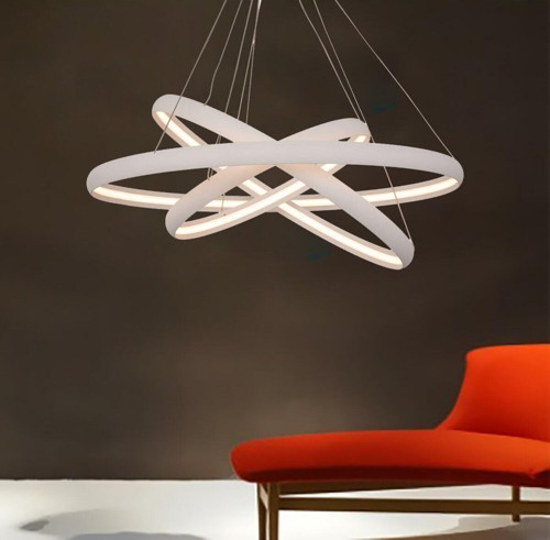 Led Modern Sarkıt Avize Retro Ev Ofis Cafe Restoran Labros 75-60-45 cm