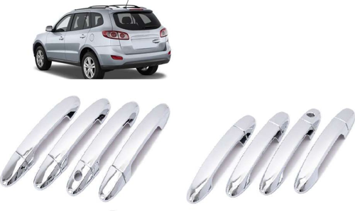 Hyundai Santa Uyumlu Fe 2006 2012 Kapı Kolu ABS (Plastik) Krom