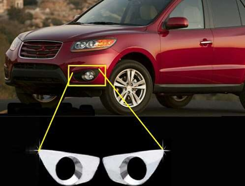 Hyundai Santa Uyumlu Fe 2010 2012 Sis Lambası Kaplama Krom