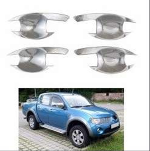 Mitsubishi L200 Uyumlu 2006 2014 Dış Kapı Kolu İç Kaplama ABS (Plastik) Krom