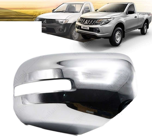 Mitsubishi L200 Uyumlu 2015 2018 Ayna Kapağı ABS (Plastik) Krom Parça
