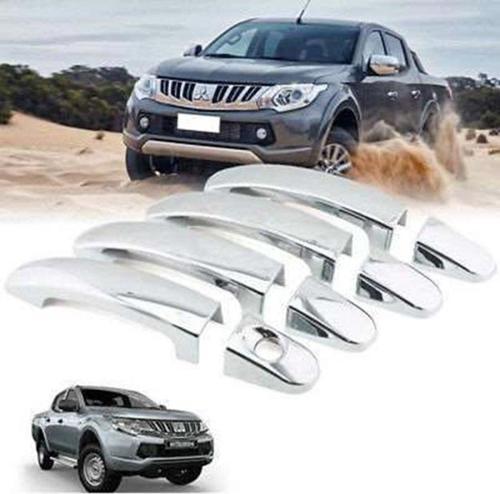 Mitsubishi L200 Uyumlu 2015 2018 Kapı Kolu ABS (Plastik) Krom Parça