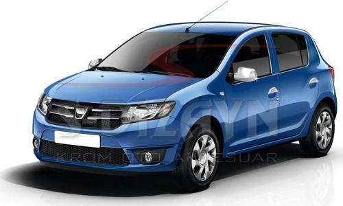 S-Dizayn Dacia Sandero Abs Krom Ayna Kapağı 2 Prç 2013-2020