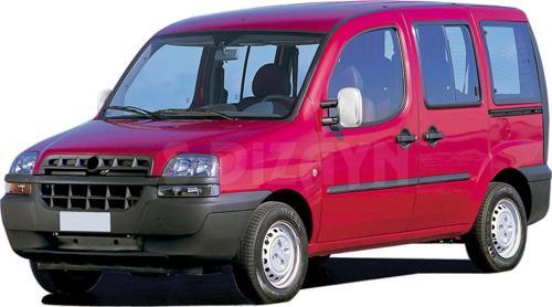 S-Dizayn Fiat Doblo Abs Krom Ayna Kapağı 2 Prç 2000-2006