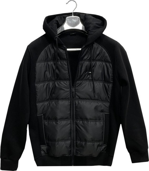 Lusso Erkek Slim Fit Uzun Kol Kapşonlu Sweatshırt-6983