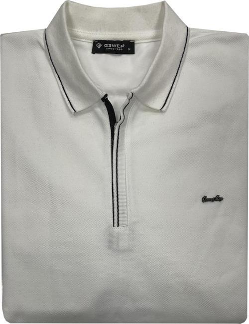 Slim Fit Erkek Polo Yaka Fermuarlı Sweatshirt-7026