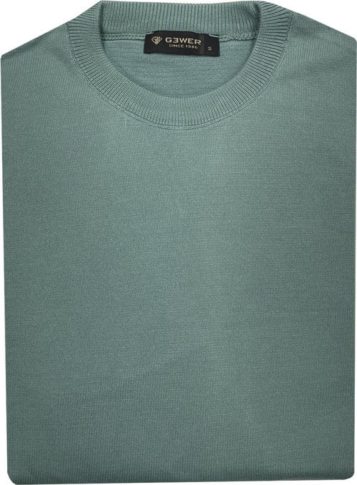 Slim Fit Erkek Sıfır Yaka Triko Kazak-7028