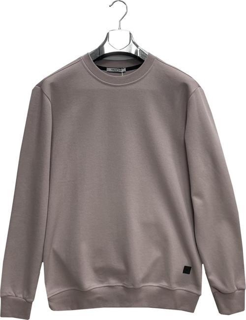 Troy Erkek Slim Fit Uzun Kol Sıfır Yaka Sweatshırt-6966