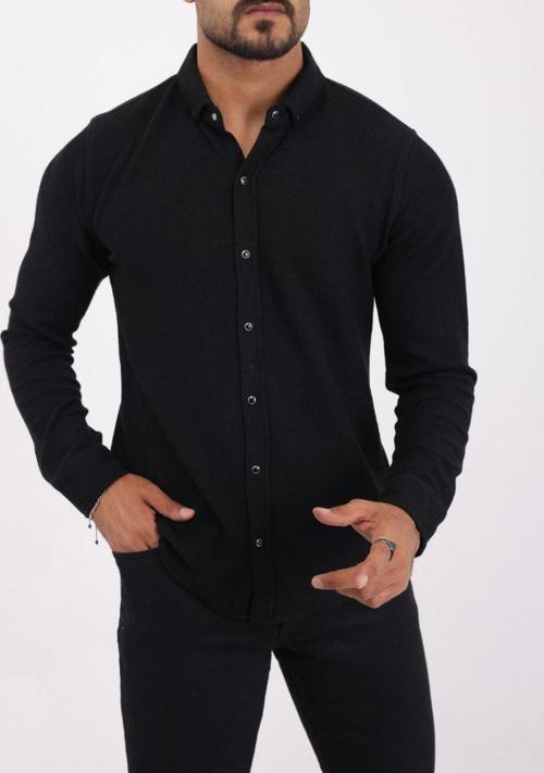 Troy Uzun Kol Slim Fit Erkek Gömlek-6974