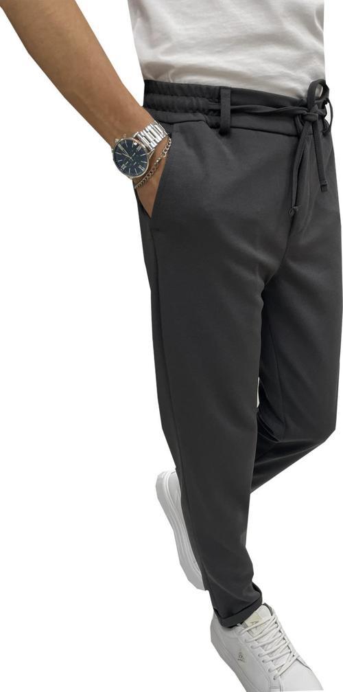 Wooking Erkek Pantolon Beli Lastikli Slim Fit Esnek Likralı Basic Pamuklu Jogger