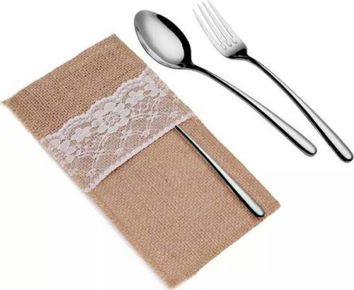 Dantel Çatal Bıçak Kılıfı