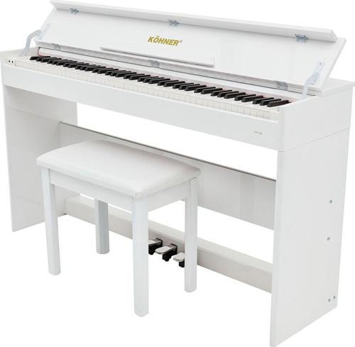 SLP-245 WH Dijital Konsol Piyano (88 Tuşlu, Tuş Hassasiyeti, Kapaklı) - Kulaklık ve Tabure Hediyeli