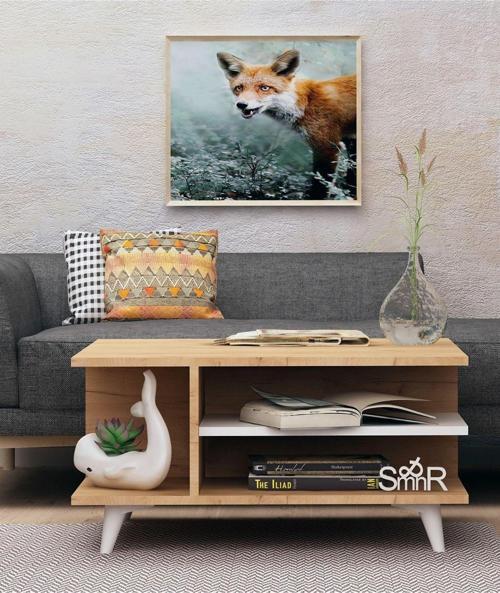 Skull Orta Sehpa 40x80x80 cm