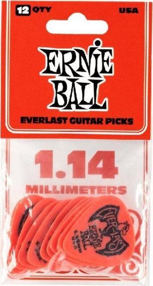 ERNIE BALL P09194 Everlast  Kırmızı 1.14 mm 12li Paket Pena