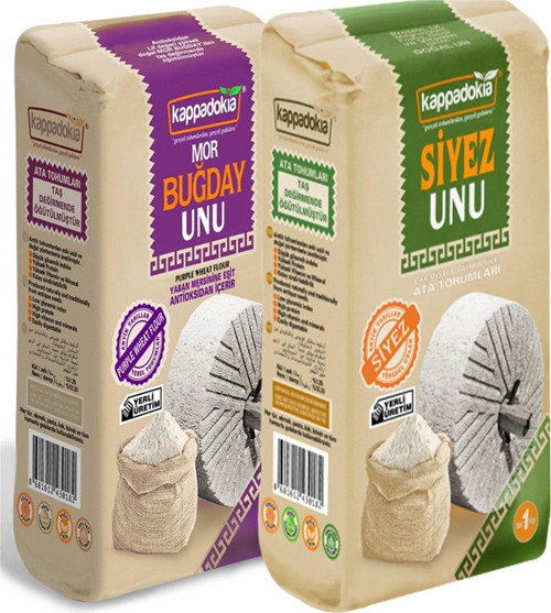 Siyez Unu 1 Kg + Mor Buğday Unu 1 Kg