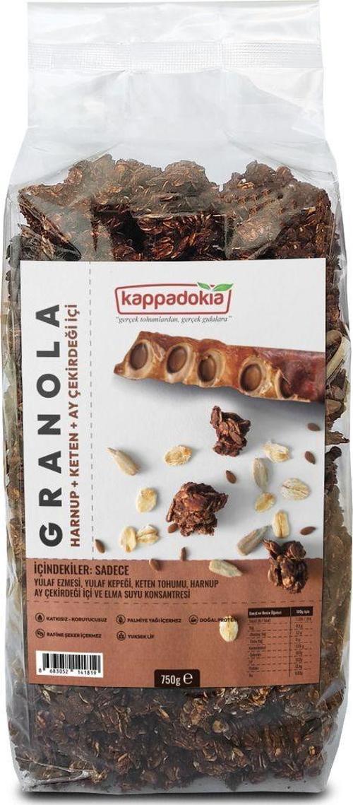 Ekonomik Boy Granola: Keten, Ay Çekirdek Içi Ve Harnup 750 Gr.